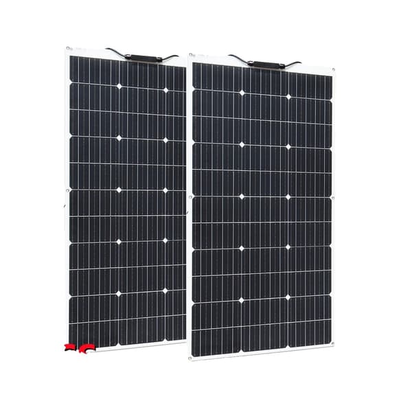 Solpanel, Flexibel Design, Hög Effektivitet,200W