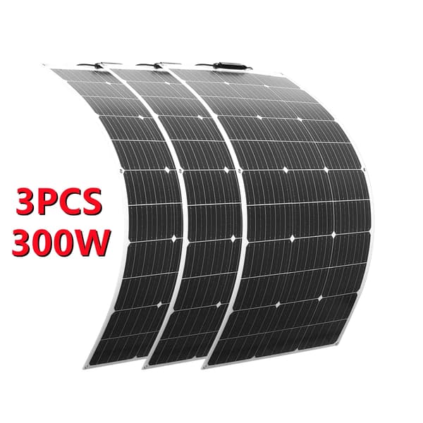 Solpanel, Fleksibelt Design, Høj Effektivitet,300W