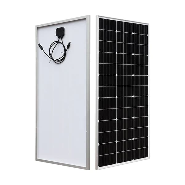 Solpanel, 100W Effektutgång, Glasmaterial, 1 st solpanel