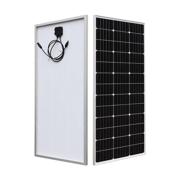 Solpanel, 100W Effektutgång, Glasmaterial, 1 st solpanel