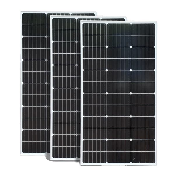 Solpanel, 100W Effektutgång, Glasmaterial, 3 st solpaneler