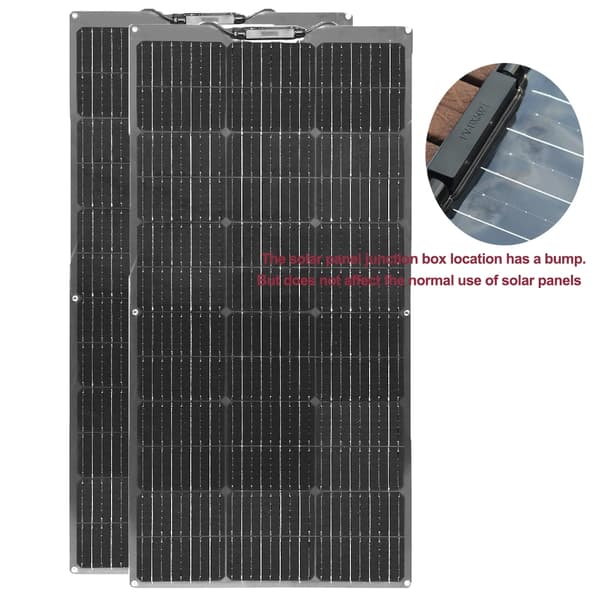 Solpanel, Flexibel Design, Vattentät, 2 st solpaneler
