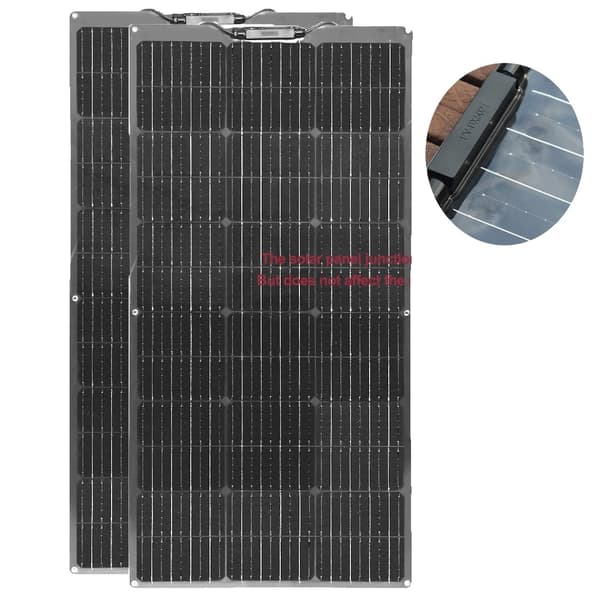 Solpanel, Flexibel Design, Vattentät, 2 st solpaneler
