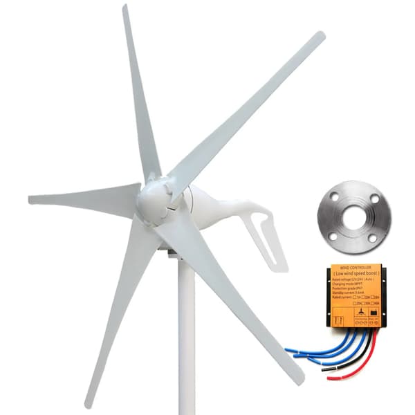 Vindmølle generator, MPPT teknologi, flere bladmuligheder, 400W 5 blade MPPT, 24V