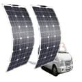 Miniatyrbillede 1 af 2: Fleksible solpaneler, muligheder på 100W og 200W, ideelle til autocampere og hjem,200w fleksibel