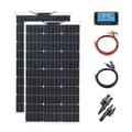 Miniatyrbild 1 av 2: Flexibelt solpanel 200W, Hög Effektivitet Upp till 23%, Lättviktig Design,12V 200W kit