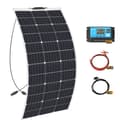 Miniatyrbillede 2 af 2: Fleksibelt Solcellepanel Kit, Høj Effektivitet 21,8%, Flere Strømmuligheder (100W/200W/300W),100W Solcellepanel Kit