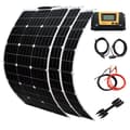 Miniatyrbild 1 av 2: Flexibelt solpanel kit, hög effektivitet 21,8%, flera strömalternativ (100W/200W/300W),300W Solpanelpaket