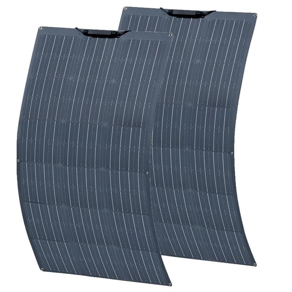 Solcellepanel-sæt, fleksibelt design, monokrystallinske celler, 200WSolarPanel