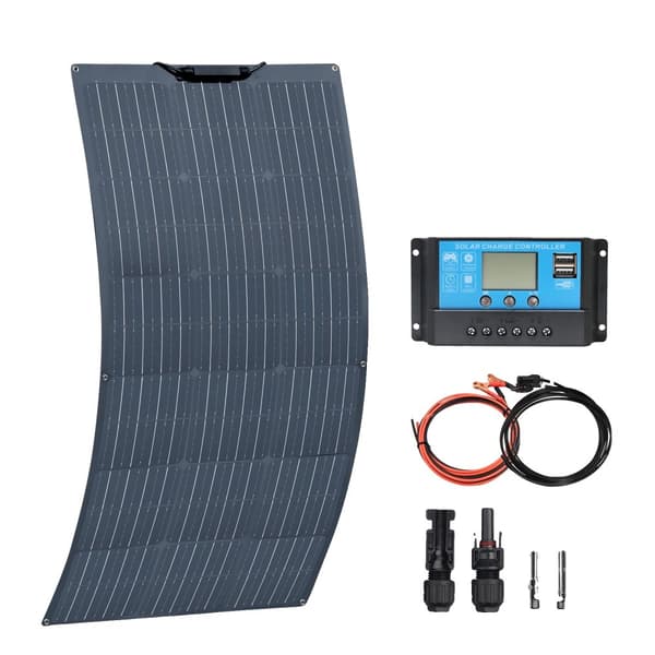 Solpanel Kit, Flexibel Design, Monokristallina Celler, 100W Solpanel Kit