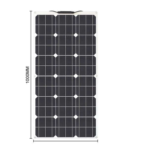 Joustava aurinkopaneeli, 100W maksimiteho, kevyt ja kestävä,100W Taipuisa DHL