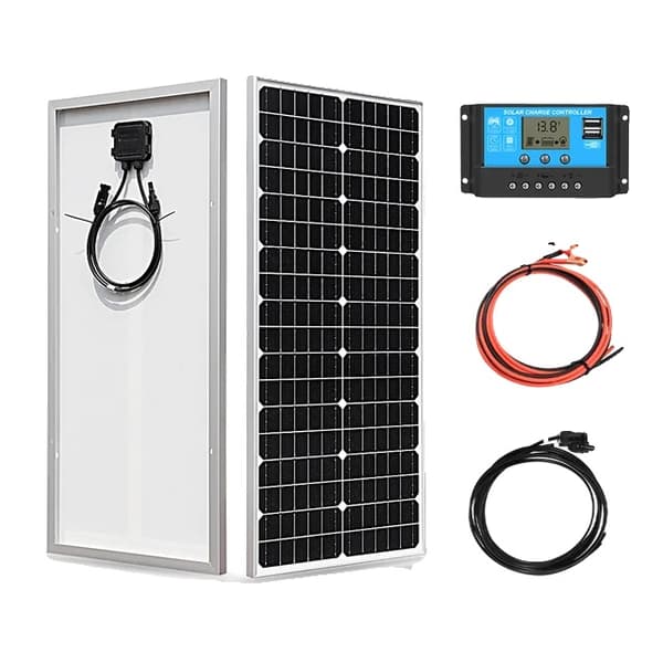 Enkel Solpanel, 10W, 18V, 50W A2 solpanelspaket