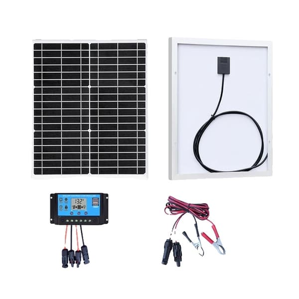 Enkel Solpanel, 10W, 18V, 20W Solkit A2