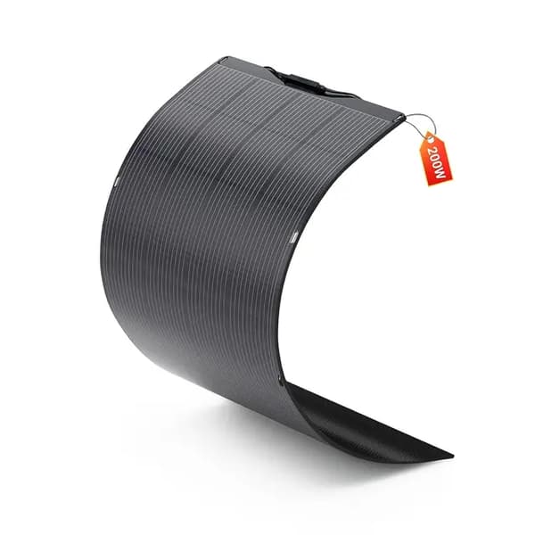 Solcellsladdare, flexibel design, IP68-vattentät, 200W