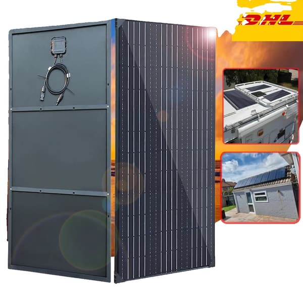 Aurinkopaneelisarja, 150W Teho, Kevyt Alumiinirunko,300w 2kpl 150w