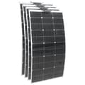 Miniatyrbillede 2 af 2: Fleksibelt solpanel, 100W maksimal effekt, monokrystallinsk design, kompakt størrelse,attNy 400Watt
