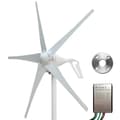 Miniatyrbild 1 av 2: Vindturbin generator, MPPT-teknik, Hemmabruk, 400W 5 Blad PWM, 24V