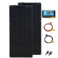 Miniatyrbild 1 av 2: XINPUGUANG Solpanel, 100W Effektutgång, Böjbar Design,2X50w Solarkit-a