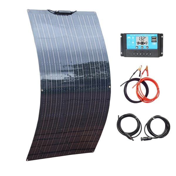XINPUGUANG Solpanel, 100W Effektutgång, Böjbar Design,100W solkit