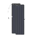 Miniatyrbillede 1 af 2: Fleksibelt solcellepanel, monokrystallinsk silicium, 12v batterioplader, 2PCS 50W