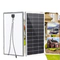 Miniatyrbild 1 av 2: Rigid Mono Solpanel, 400w Effektutgång, Hållbar Tempererat Glas Konstruktion,100w styv