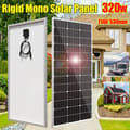 Miniatyrbild 2 av 2: Rigid Mono Solpanel, 400w Effektutgång, Hållbar Tempererat Glas Konstruktion,240w 2st 120w