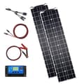 Miniatyrbild 1 av 2: Flexibelt solpanel, Lättviktigt 50W Design, Hög Effektivitet 21,8%, Kompakt Storlek,100W Kit