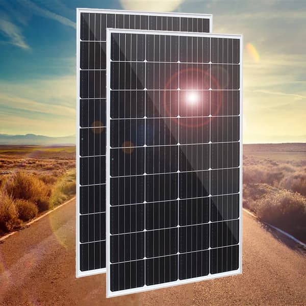 Solpanel 200W, Høj Effektivitet, Holdbar Aluminiumsramme,400w 2stk 200w