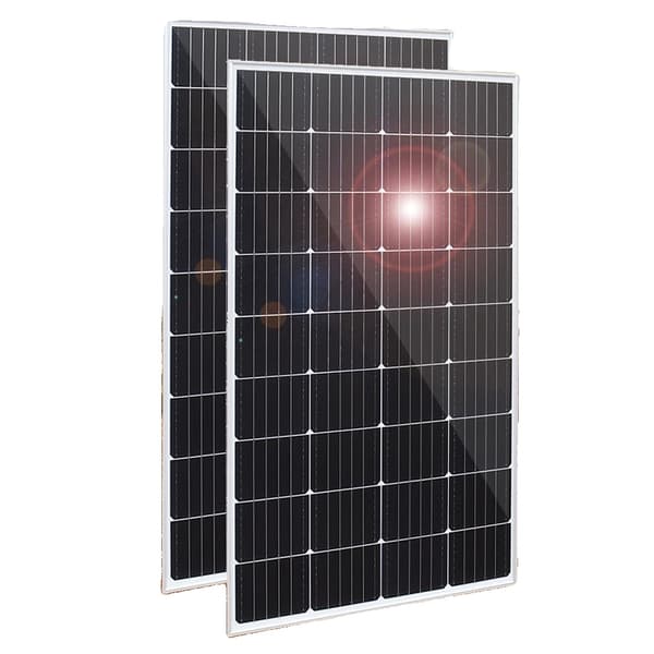 Solpanel 200W, Høj Effektivitet, Holdbar Aluminiumsramme,400w 2stk 200w