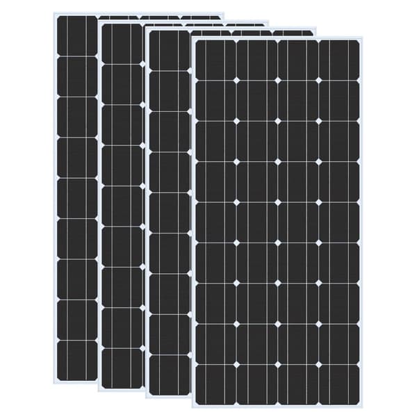 Solpanel, härdat glas, vindtålig, 480W
