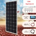Miniatyrbild 2 av 2: Solpanel, härdat glas, vindtålig, 12V 120W solarkit