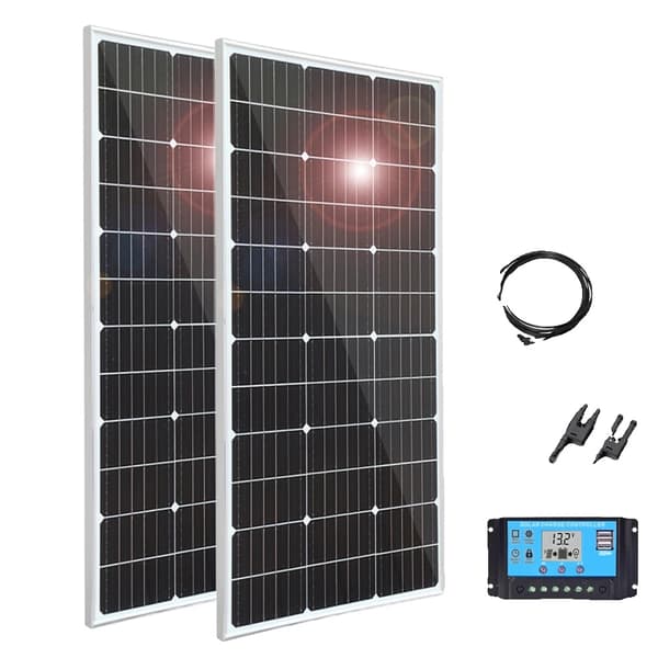Solpanel, 450W/300W/150W alternativ, hög effektivitet monokristallin, hållbart härdat glas,300w Kit