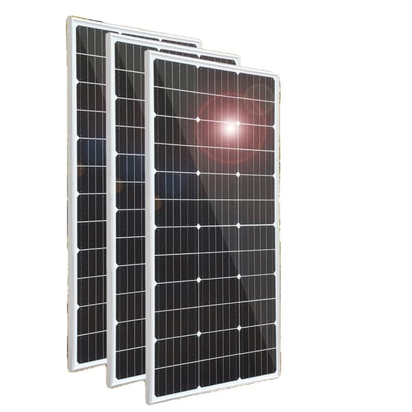 Solpanel, 450W/300W/150W muligheder, høj effektivitet monokrystallinsk, holdbart hærdet glas,450w 3stk 150w