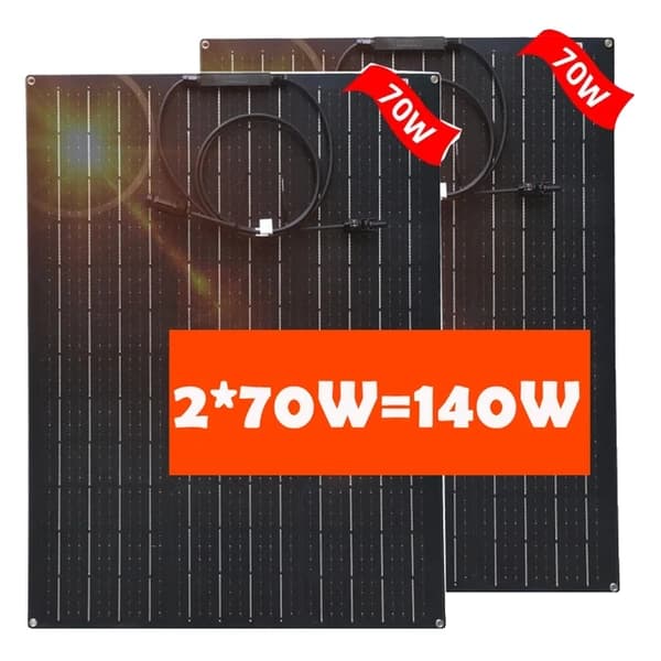 Solpanel, Flexibelt ETFE, Anti-korrosionsfilmbeläggningssystem, 140w ETFE-panel