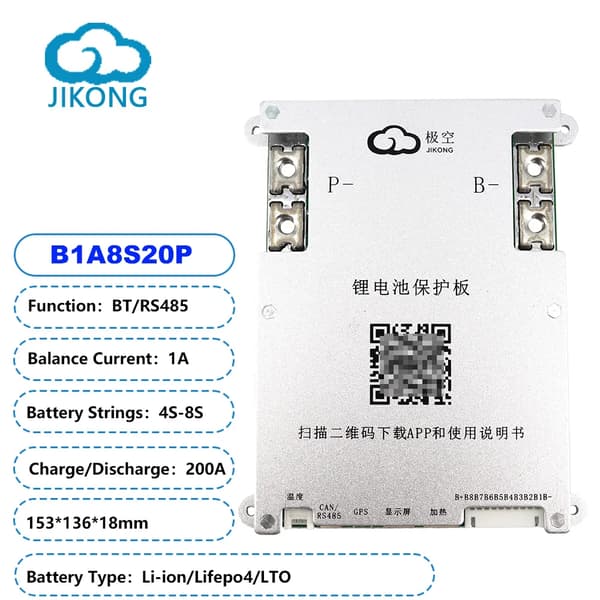 Smart BMS, Aktiv balans, Batterihanteringssystem, B1A8S20P