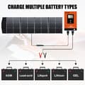 Miniatyrbillede 3 af 4: Sammenklappeligt solpanel, 18V 100W, Høj effektivitet, Flere udgangsporte,18V 100W = 18 volt 100 watt