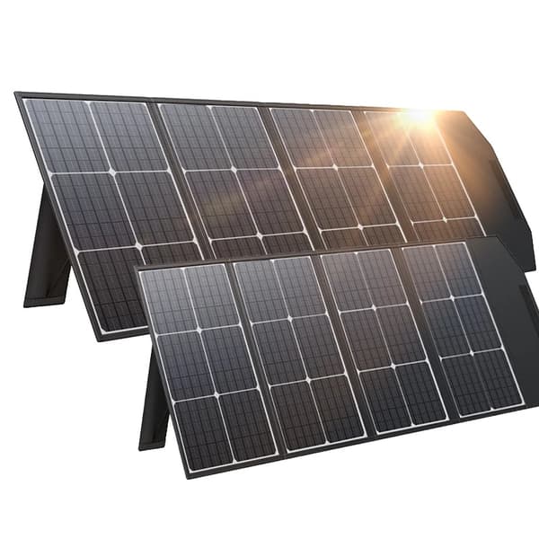 Sammenklappeligt solpanel, 18V 100W, Høj effektivitet, Flere udgangsporte,18V 100W = 18 volt 100 watt