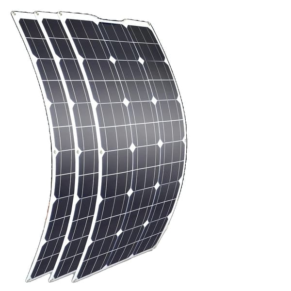 Flexibelt monokristallin solpanel, 100W-400W, hög effektivitet och hållbarhet.,300W PET Panel Kit