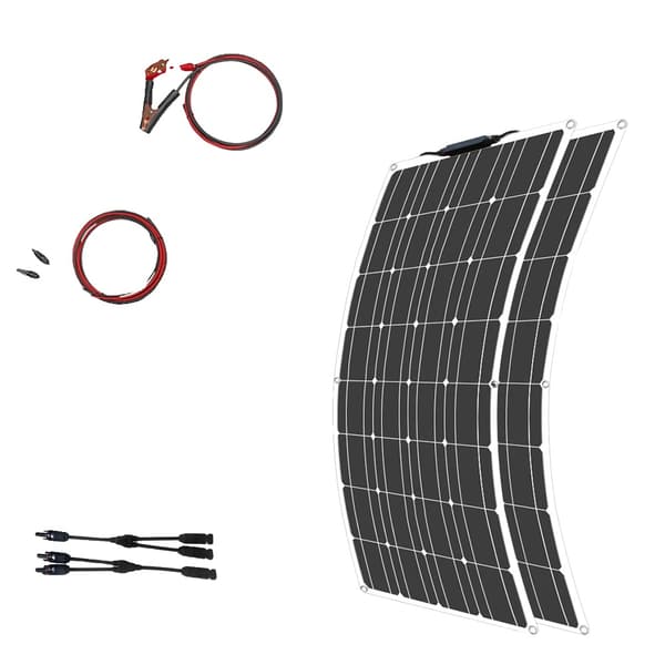 Solpanel Kit, Flexibel Design, Flera Wattalternativ, 200W Solpanel Kit