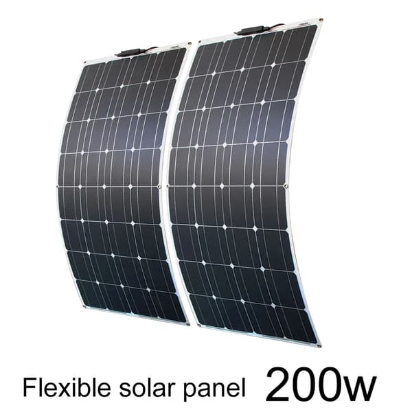 Solpanel Kit, Flexibel Design, Flera Wattalternativ, 200w Solpanel