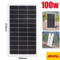 Miniatyrbild 2 av 2: Stel solpanel, hög effektivitet 150W, hållbar aluminiumram,100w stel