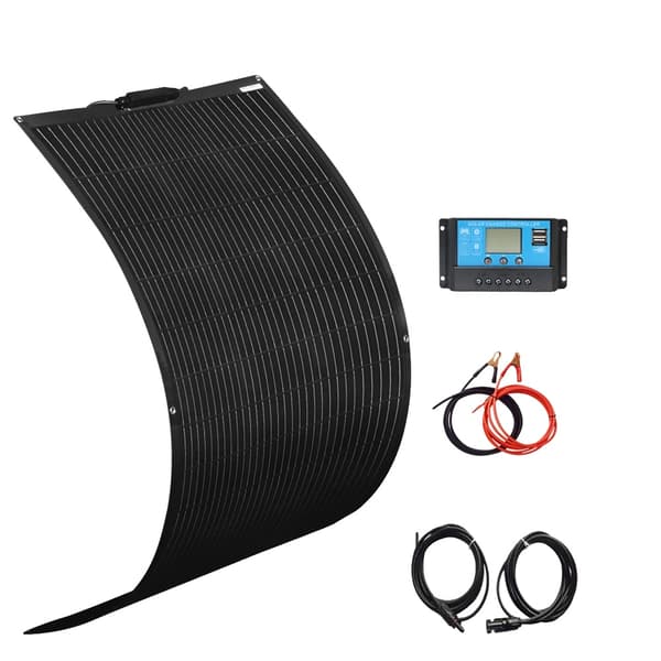 Flexibelt monokristallin solpanel, 120W effekt, 12V spänning, lättviktig design,12V120W Solarkit-a