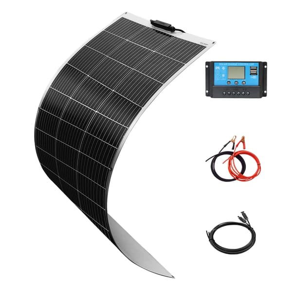 Flexibelt monokristallin solpanel, 120W effekt, 12V spänning, lättviktig design,12V120W Solpanelpaket