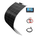 Miniatyrbild 2 av 2: Flexibelt monokristallin solpanel, 120W effekt, 12V spänning, lättviktig design,12V120W Solpanelpaket
