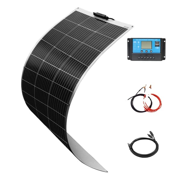 Flexibelt monokristallin solpanel, 120W effekt, 12V spänning, lättviktig design,12V120W Solpanelpaket
