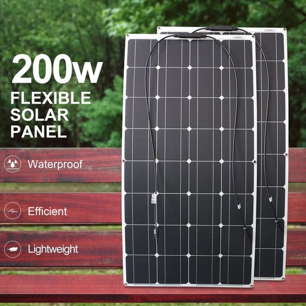300W Flexibelt Solpanelssystem, Hög Effektivitet, Lättviktig Design,200w solpanel