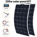 Miniatyrbild 2 av 2: 300W Flexibelt Solpanelssystem, Hög Effektivitet, Lättviktig Design,200w solsystem