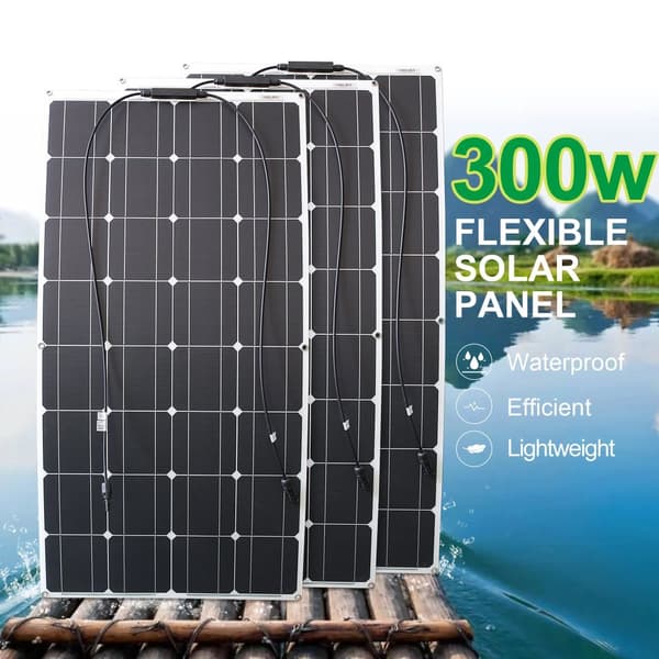 300W Fleksibelt Solcellepanel System, Høj Effektivitet, Letvægtsdesign,300w solcellepanel