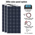 Miniatyrbild 2 av 2: 300W Flexibelt Solpanelssystem, Hög Effektivitet, Lättviktig Design,300w solsystem