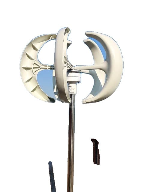 Vindturbin generator, Låg ljudnivå, Hög effektivitet, 12V, MPPT-kontroller, 3000W